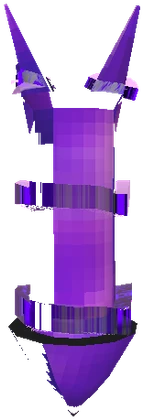 Purple spiked bomb